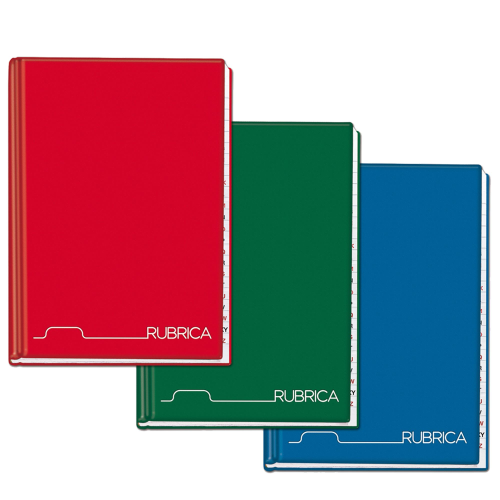 BLASETTI RUBRICA TELEFONICA CARTONATA FILO REFE 150X210 mm A5 48 FOGLI 70 GR COL. ASSORTITI